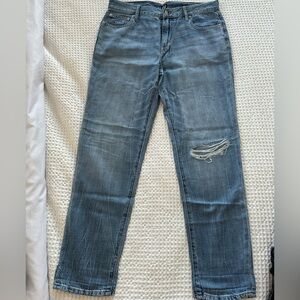 Dr. Denim Blue Distressed Women Jeans